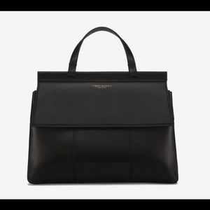 Tory Burch T-satchel Black Leather
